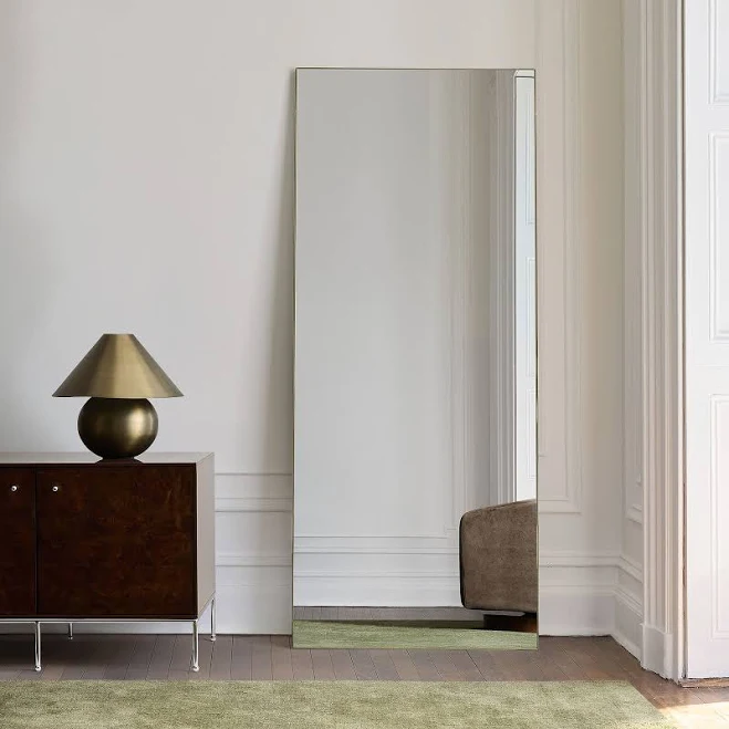 West Elm Thin Metal Floor Mirror