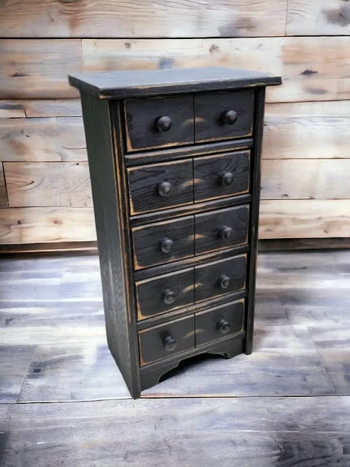 Distressed Apothecary Chest - Rustic ...