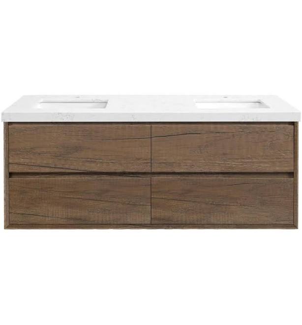 LANDOLT Solenne 60 in. Double Sink Fl...