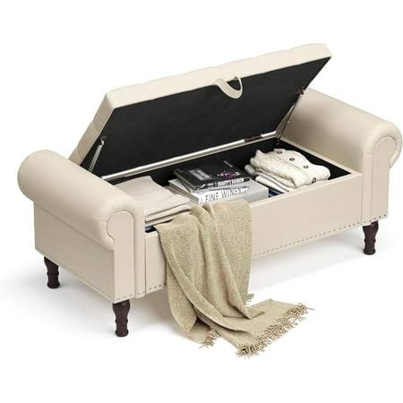 Gelloan Upholstered Storage Ottoman B...