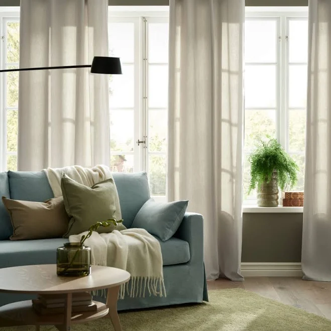 IKEA GINSTMOTT curtains 1 pair