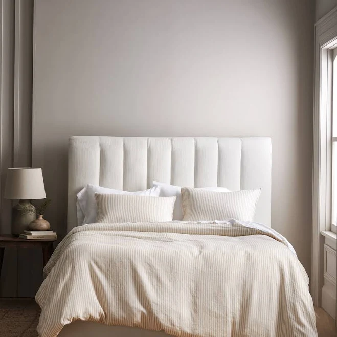 Quince European Linen Stripe Duvet Co...
