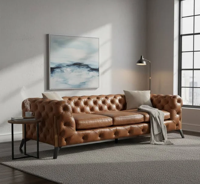 Crafters and Weavers Olivia Tufted Ch...