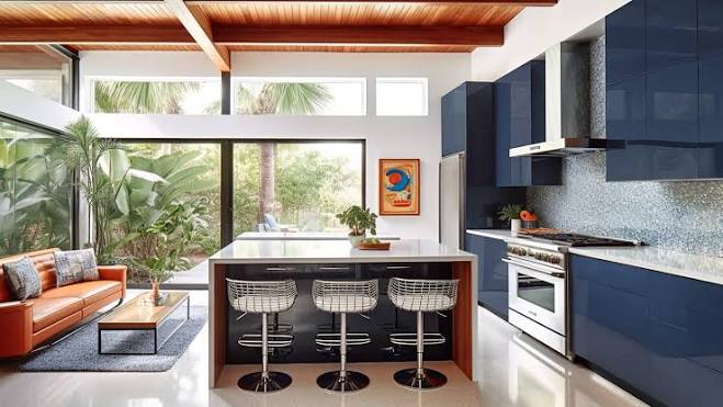 Elsinore Blue RTA Kitchen Cabinets by...