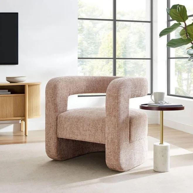 Modway Jaylin Upholstered Chenille Ac...