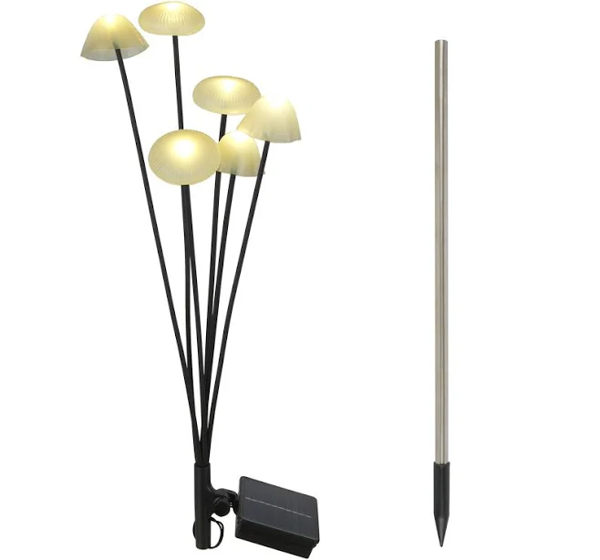 Ashland LED Solar Mushroom Lights