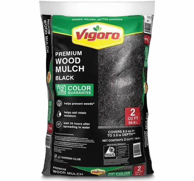 Vigoro Premium Black Wood Shredded Ba...