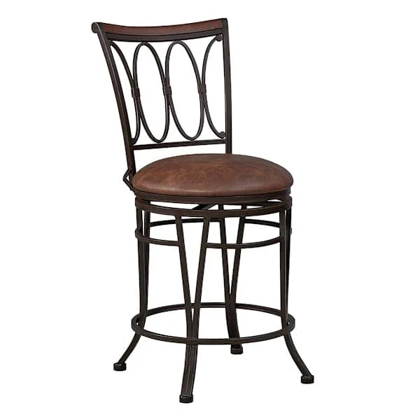 At Home Francine Swivel Upholstered C...