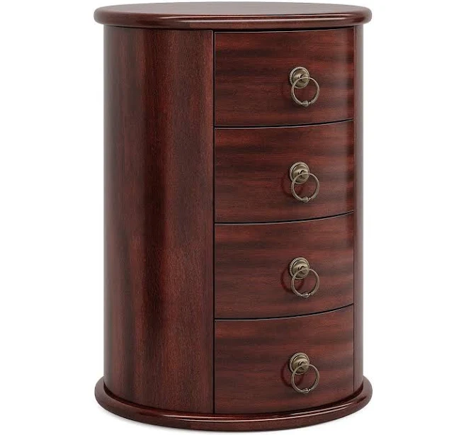 D-TB-1122 Slickblue Midcentury 4 Draw...