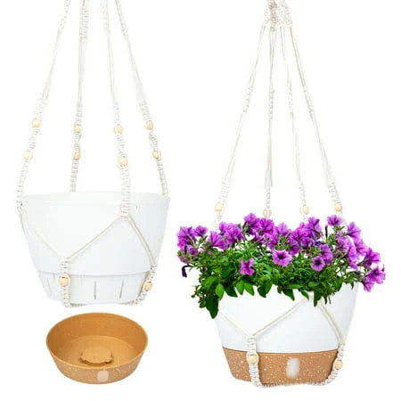 Qcqhdu 2 Pack 8 inch Plastic Hanging ...
