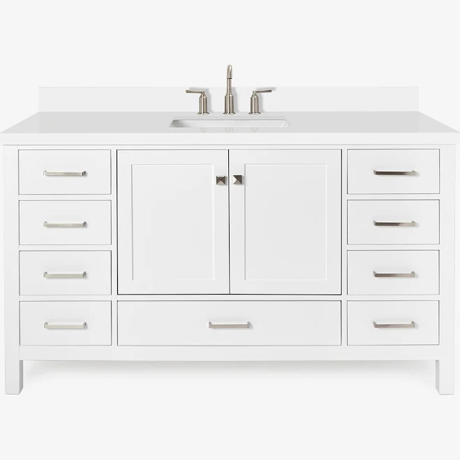 Ariel Cambridge 61 Inch Rectangle Sin...
