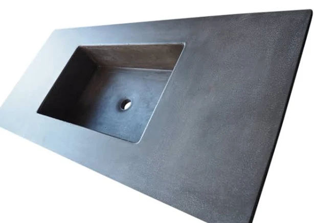 Aspen Concrete Vanity Top with One In...