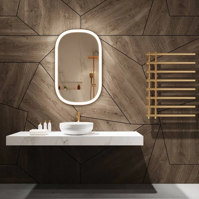 Chic Oval LED Mirror