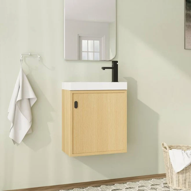 Ebern Designs 18.5'' Wall-Mounted Flo...