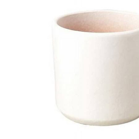 House Plant Pot Cylinder Black 6in Ma...