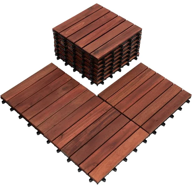 Bliss Outdoors Hardwood 6-Slat Interl...