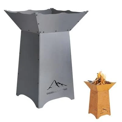 Aoodor 24 inch Rustic Outdoor Fire Pit