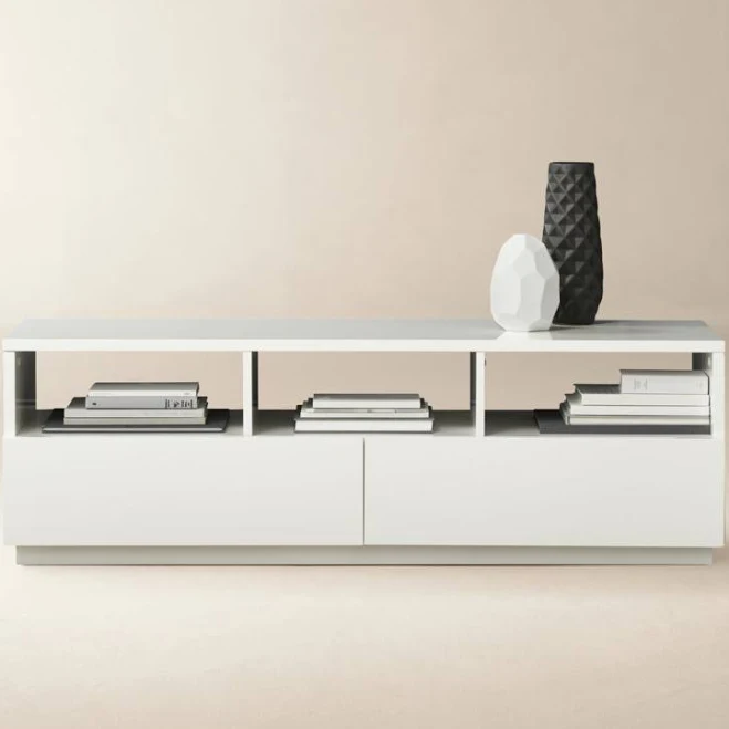 CB2 Chill White Media Console