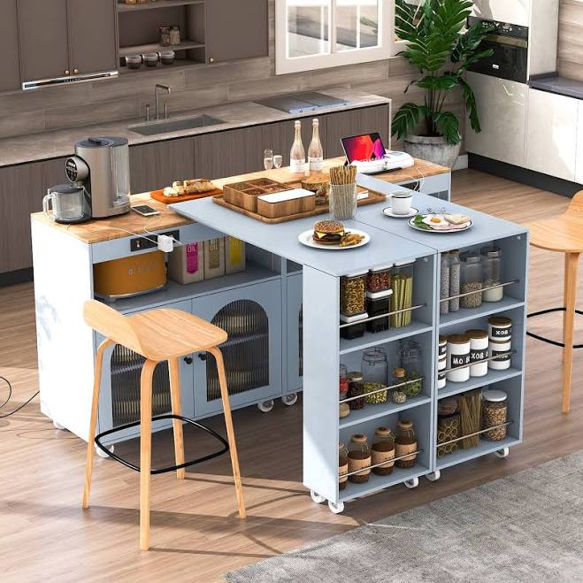Euroco Kitchen Island Cart