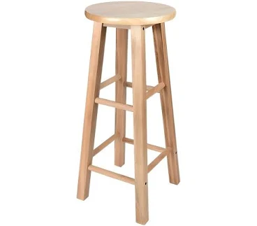 Modern Backless Home Barstool with Ro...