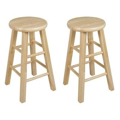 PJ Wood Classic Round-Seat 24 Kitchen...
