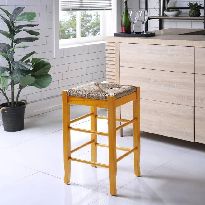 Boraam Square Rush Backless Counter S...