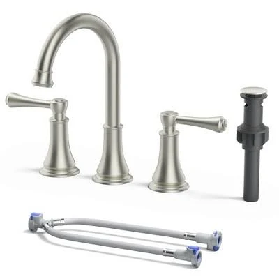 8 inch Brushed Nickel 3-Hole Bathroom...