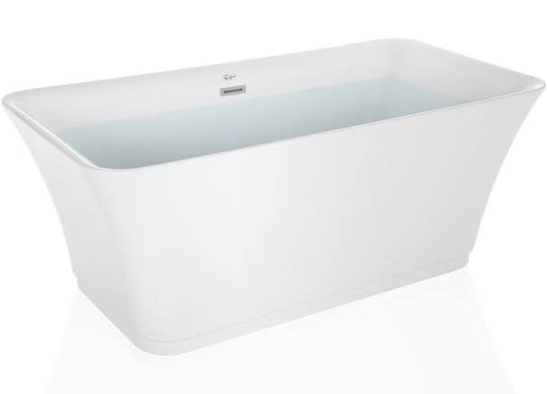 Empava Contemporary 30-in x 59-in Whi...