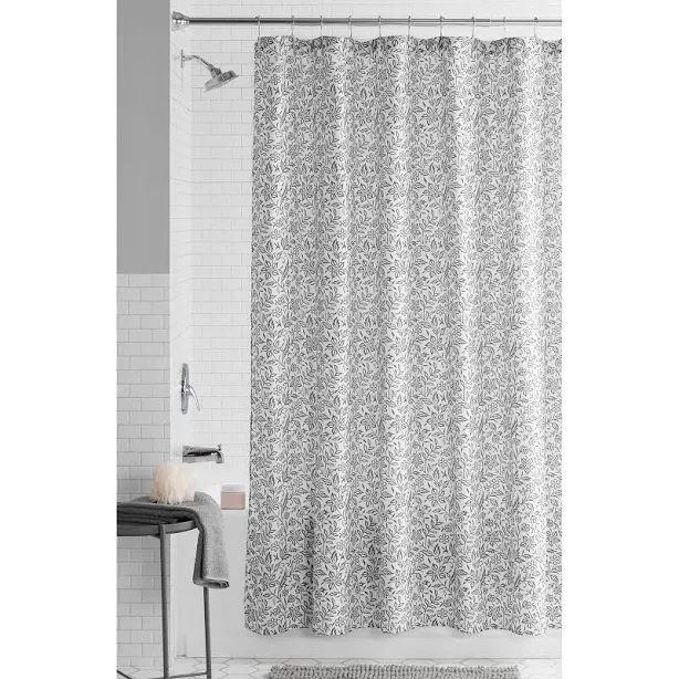 Mainstays Grey/White Botanical Printe...