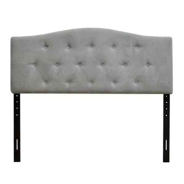 At Home Kane Gray Tufted Headboard