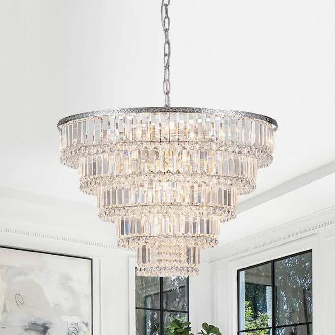 LightFixturesUSA Glam Luxe 5-Tier Rou...