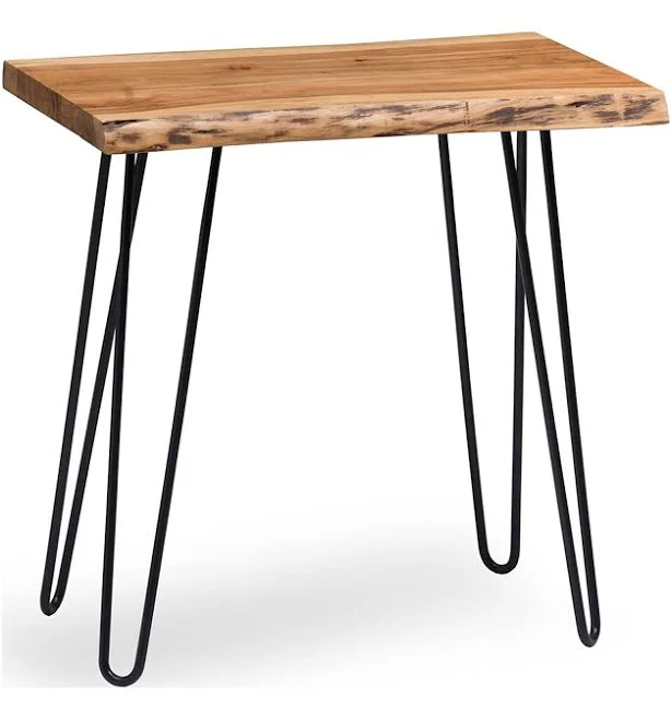 Alaterre Furniture Hairpin End Table