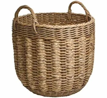 At Home Lunelle Round Basket
