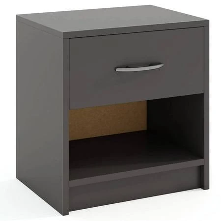 Costway Bedside Table Nightstand with...