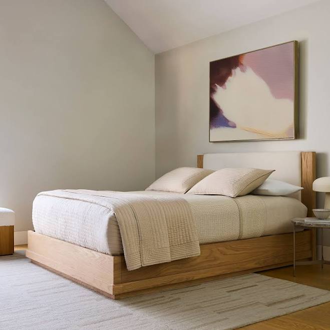 West Elm Berkely Upholstered Bed