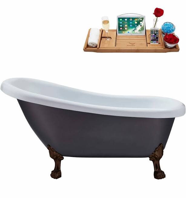 61'' x 27.6'' Freestanding Soaking Ac...
