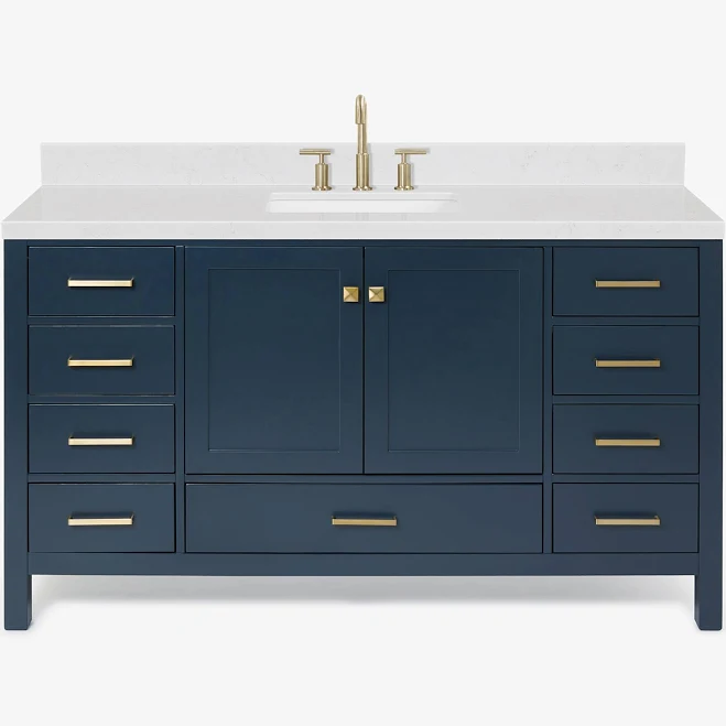 Ariel Cambridge 61 Inch Bathroom Vani...