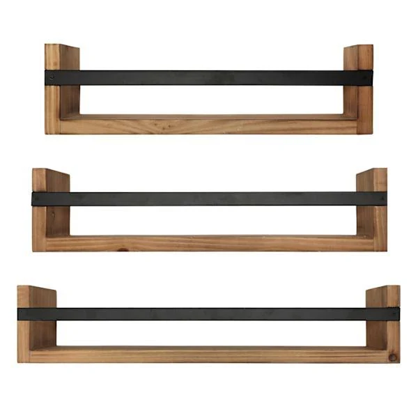 At Home Honeybloom 3-Piece Wood & Met...