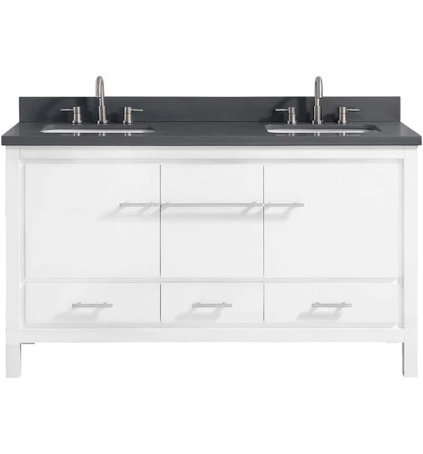 Floor & Decor Ryder 61 inch White Dou...
