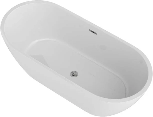 Lordear White Oval Acrylic Freestandi...