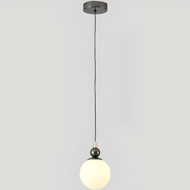 Modern Opal Glass Globe Pendant Light