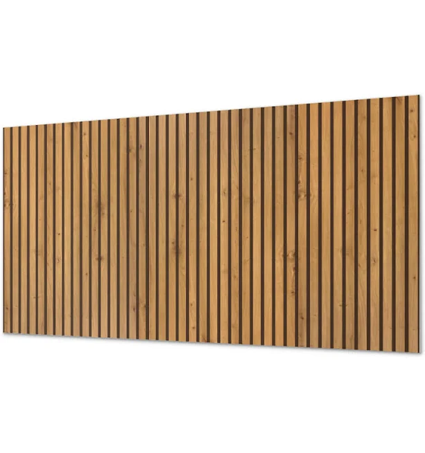 Square Wooden Wall Panel Vertical boa...