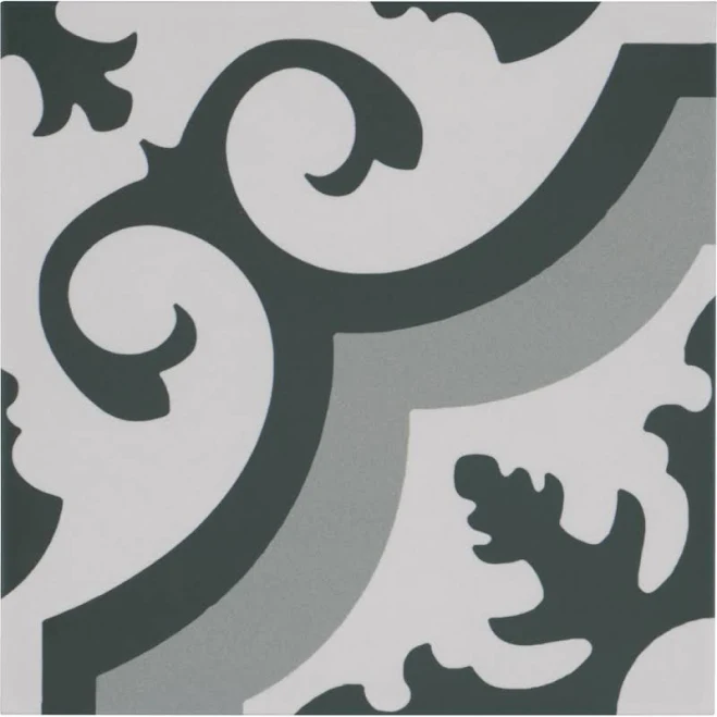 The Tile Shop Brisa Black and White W...