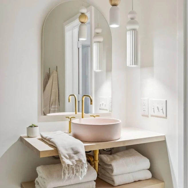 Handmade Round Concrete Vessel Sink, ...
