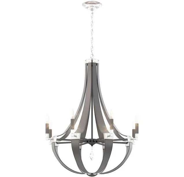 Crystal Empire 8-Light Chandelier