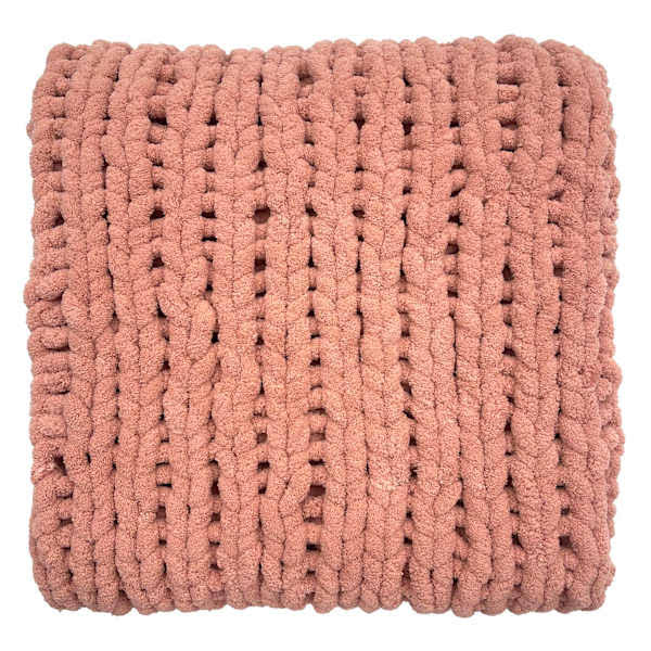 Honeybloom Chunky Knit Throw Blanket