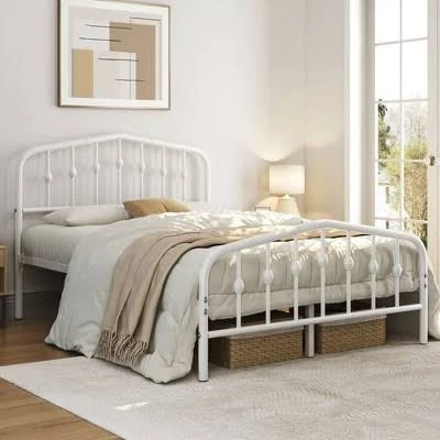 Yaheetech Modern Metal Bed Frame with...