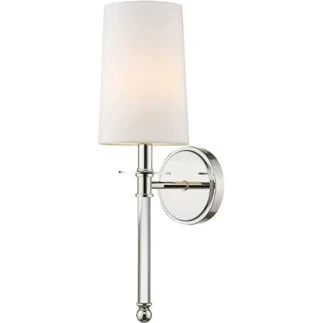 Modern White Cylindrical Shade Metal ...