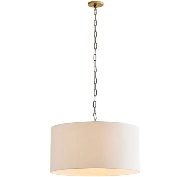 Dumora Fabric Drum Pendant Light
