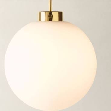 Marra Polished Brass Globe Pendant Li...